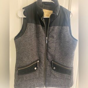 Black Tweed vest